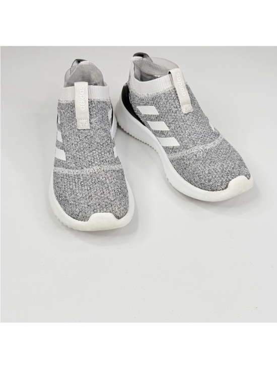 adidas Shoes - ADIDAS Women's Cloud Foam Pure Slip On Knit Sneakers Gray/White-7.5